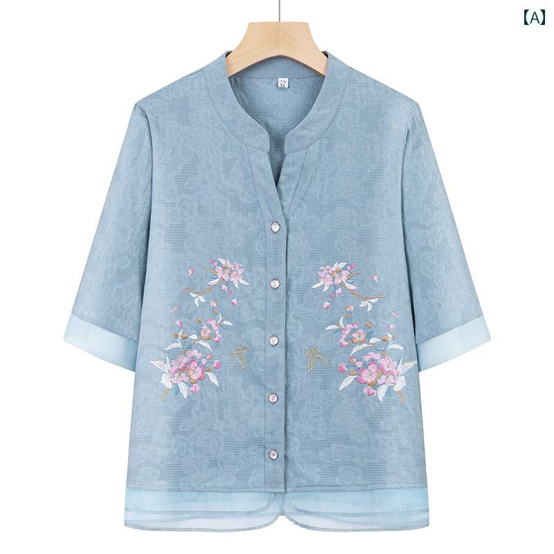 レディース ファッション おしゃれ 春夏 秋　冬 大人 上品 高級 マダム ミス ミセス プレゼント ママ　夏　綿　麻　スーツ　女性　入り　シャツ半袖　ツーピース　スーツ｜YKC8