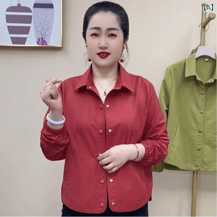 レディース ファッション おしゃれ 春夏 秋　冬 大人 上品 高級 マダム ミス ミセス プレゼント 女性　春服　　ジャケット　ショート　ウィンドブレーカー春　秋　薄手　トップス