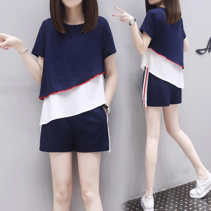 レディース ファッション おしゃれ 春夏 秋 冬 大人 上品 高級 マダム ミス ミセス プレゼント ツーピース レトロ 韓国 ゆったり ステッチ トップス ショーツ スタイリッシュ 女性 カジュアル ファッション スーツ|YKC8