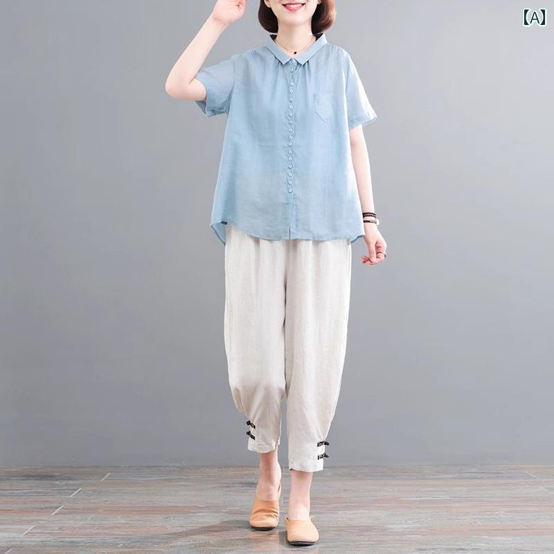 レディース ファッション おしゃれ 春夏 秋　冬 大人 上品 高級 マダム ミス ミセス プレゼント 婦人服　母　綿　麻　夏　スーツ　　新型　大きいサイズ　薄　おしゃれ　ツーピース　スーツ