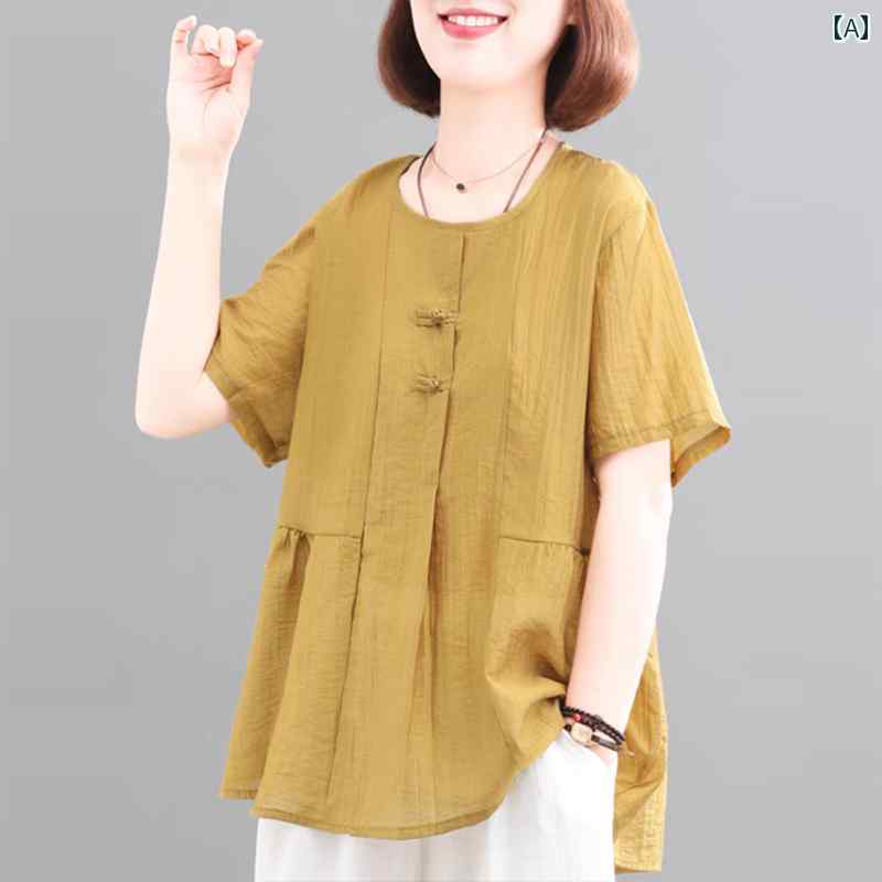 レディース ファッション おしゃれ 春夏 秋 冬 大人 上品 高級 マダム ミス ミセス プレゼント エスニック レトロ コットンリネン スーツ レディース 夏 ママ 夏 カジュアル 大きいサイズ ツーピース スーツ|YKC8