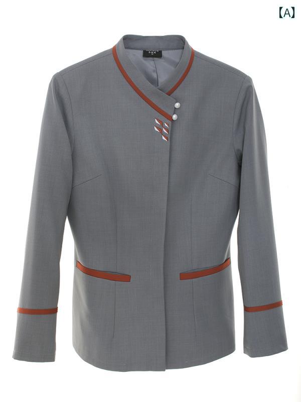 制服 ユニフォーム ホテル ショッピング モール プロパティ クリーナー 秋　冬 長袖 ゲスト ハウスキーピング クリーニング 服 女性用 6,366円