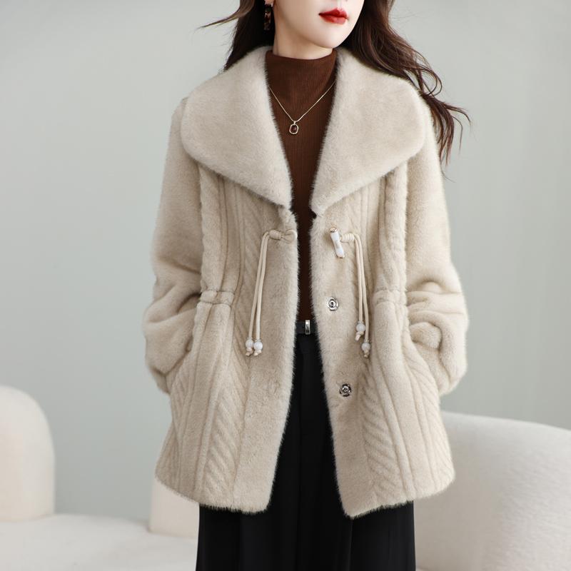 レディース ファッション おしゃれ 春夏 秋冬 大人 上品 高級 マダム ミス ミセス プレゼント 毛 皮革母 秋 コート 女性 スタイリッシュ ウール コート