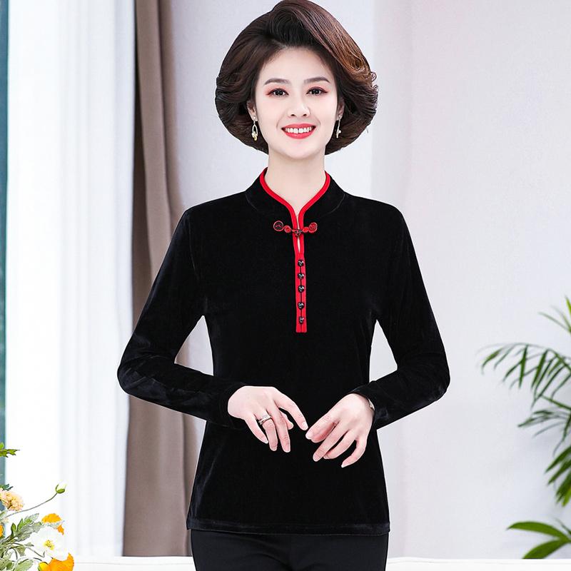 レディース ファッション おしゃれ 春夏 秋冬 大人 上品 高級 マダム ミス ミセス プレゼント お母さん春 長袖 トップス スタイリッシュ女性 春秋 金 シャツ ドレス シンプル|YKC8