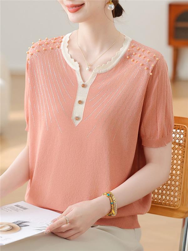 レディース ファッション おしゃれ 春夏 秋冬 大人 上品 高級 マダム ミス ミセス プレゼント ママ 夏 スーツ 冷感 ファッション 半袖 シャツ 女性 夏服 スタイリッシュ T シャツ トップス パンツ セット シンプル
