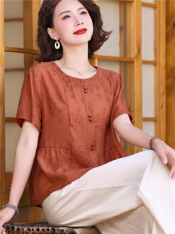 レディース ファッション おしゃれ 春夏 秋 冬 大人 上品 高級 マダム ミス ミセス プレゼント ママ 夏 半袖 シャツ スーツ 女性 ファッション 夏 T シャツ トップ ツーピース シンプル パンツ セット ゆったり|YKC8