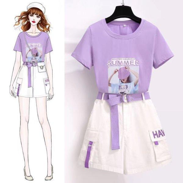 レディース ファッション おしゃれ 春夏 秋冬 大人 上品 高級 プレゼント 春夏 小柄風 縮める 女の子 季節 ファッション ショート パンツ ツーピース スーツ カジュアル ワイド レッグ かわいい パンツ セット|YKC8