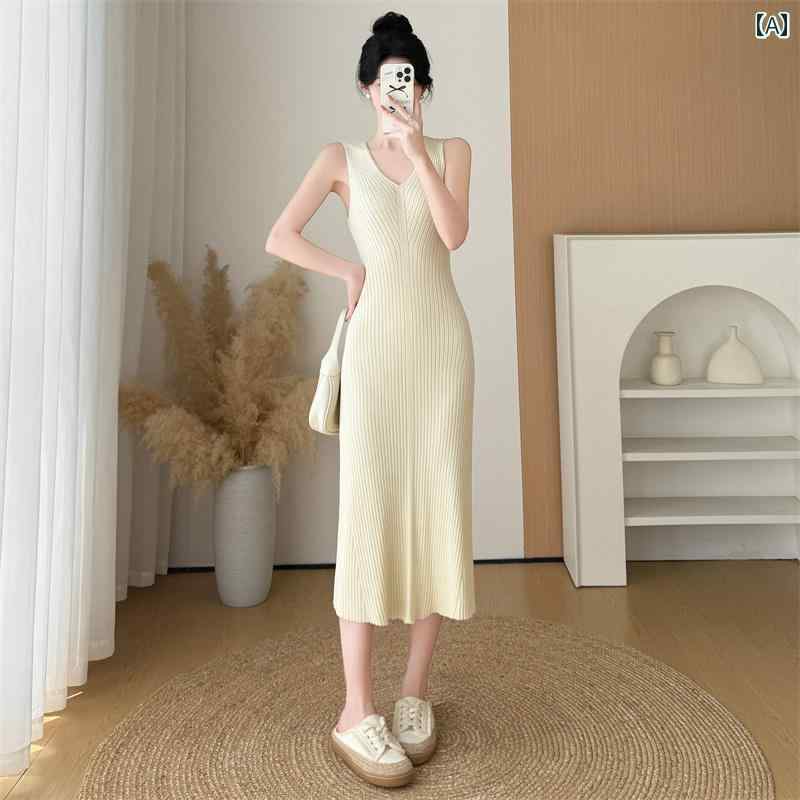 レディース ファッション 春夏 秋冬 オシャレ かわいい 韓国 黒高級 ワンピースドレス 女性用夏用 ウエストヒップ リトルブラックドレススリミングスカート
