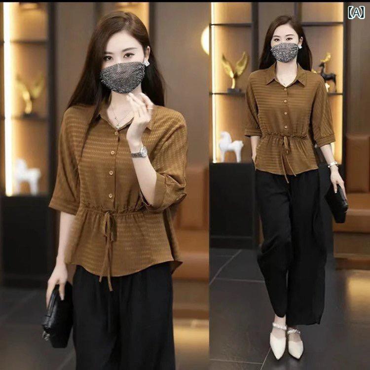 レディース ファッション 春夏 秋冬 オシャレ かわいい 韓国 スリムウエストバットスリーブ 半袖 トップス｜YKC8