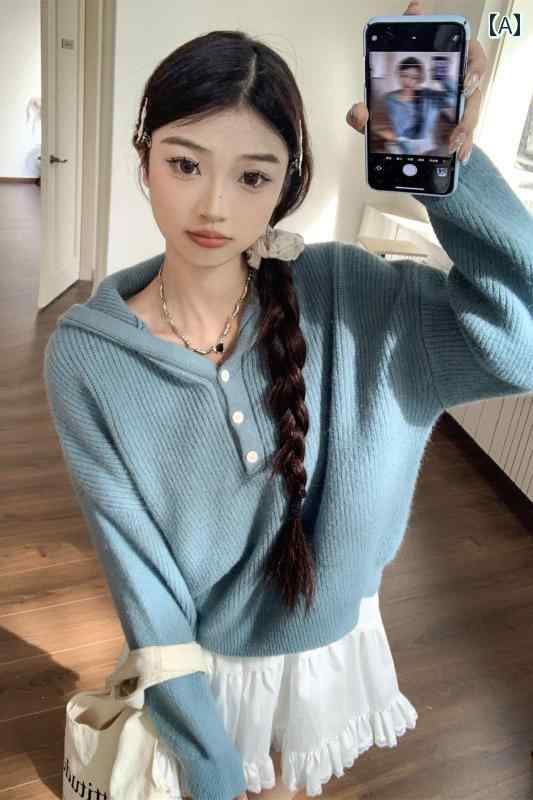 レディース ファッション 春夏 秋冬 オシャレ かわいい 韓国 フード セーター コート 韓国 アウターニットトップ