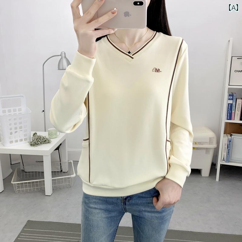 レディース ファッション 春夏 秋冬 オシャレ かわいい 韓国 綿長袖T 春快適 セーター おしゃれ トップス|YKC8
