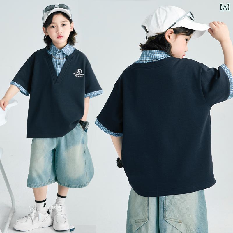 春 夏 秋 冬 キッズ 小わっぱ もの言う花 みどり児 流行り物 今めかしい 愛くるしげ かっこいい 男 女 韓国 お坊っちゃん 夏用 半袖 T ティーシャツ 夏用 如何様物    トップス M 大いさ L 大いさ 小わっぱ用 お坊っちゃん用 夏用 薄っぺら T ティーシャツ