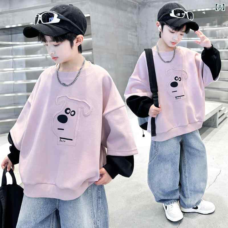 春 夏 秋 冬 キッズ 小わっぱ もの言う花 みどり児 流行り物 今めかしい 愛くるしげ かっこいい 男 女 韓国 お坊っちゃん用 トレーナー 春日月  大いさ 小わっぱ用 冷やりとした  お坊っちゃん 春服 トップス 長袖 T ティーシャツ