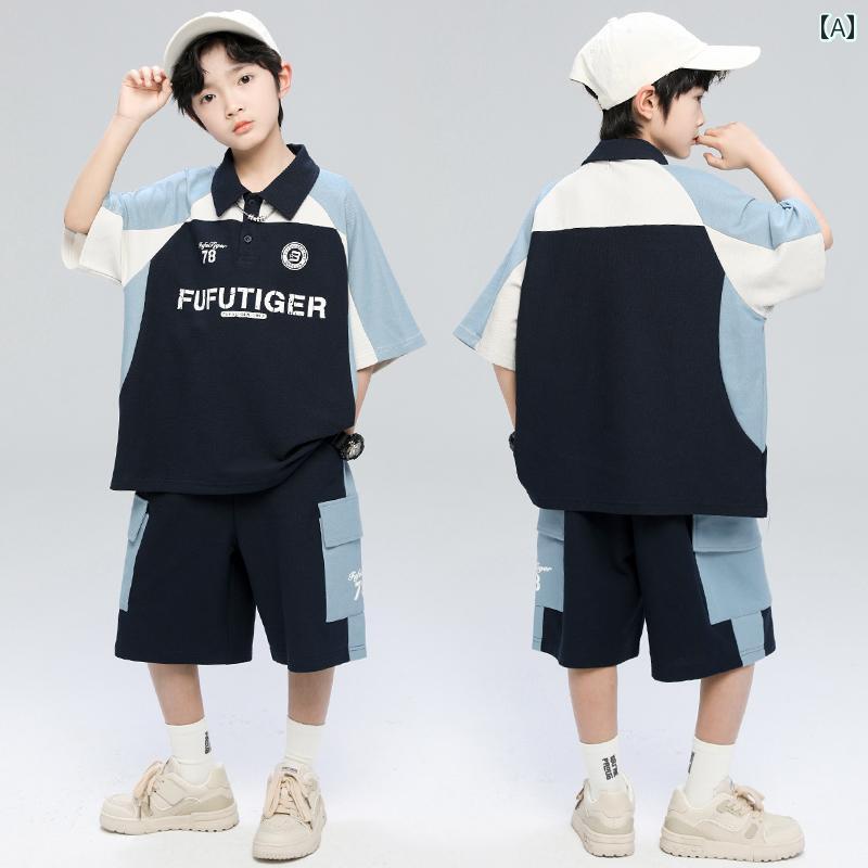 春　夏　秋　冬　キッズ　子供　ベビー　赤ちゃん　ファッション　おしゃれ　かわいい　かっこいい　男　女　韓国 男子 夏用 半袖 夏用 ポロシャツ サイズ 子供用 男子用 スポーツ クール 細身 6,376円