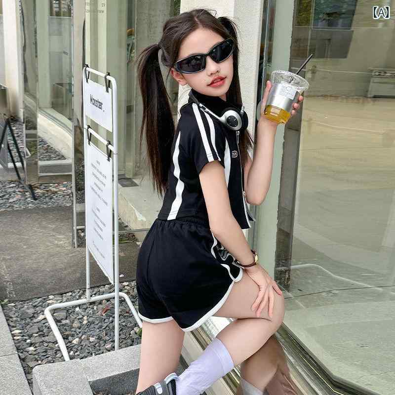 春 夏 秋 冬 キッズ 子供 ベビー 赤ちゃん ファッション おしゃれ かわいい かっこいい 男 女 韓国 女子 スポーツ 夏服 新型 子供用 ヨガ ウェア 大きい 子供用 夏用 ショート パンツ |YKC8