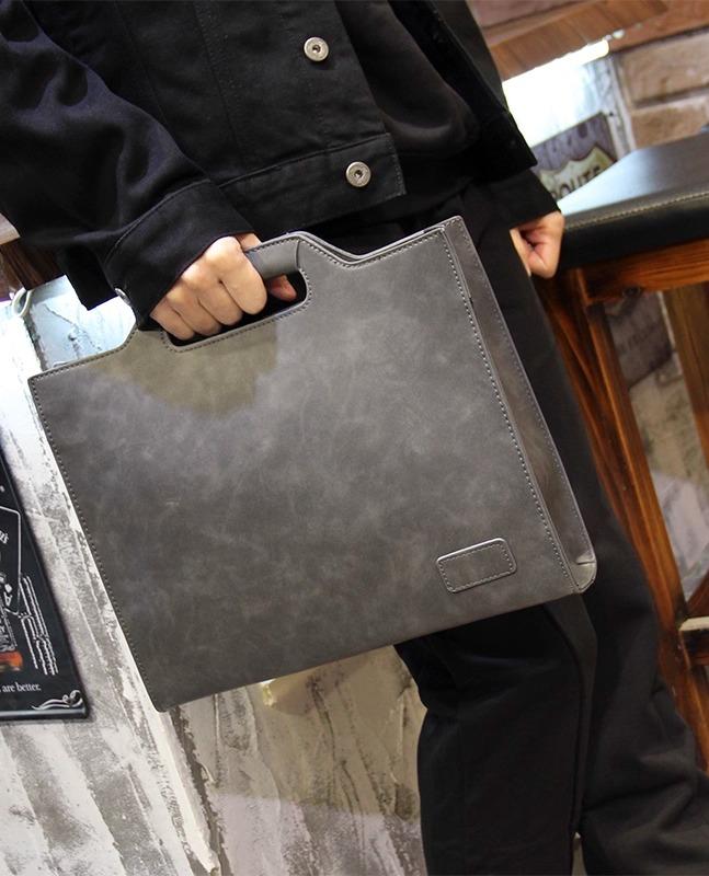 メンズ ファッション 春夏 秋冬 かっこいい オシャレ モテ ドキュメント ビジネス ハンド ショルダー クラッチ クロス ボディ レトロ ブリーフ ケース|YKC8