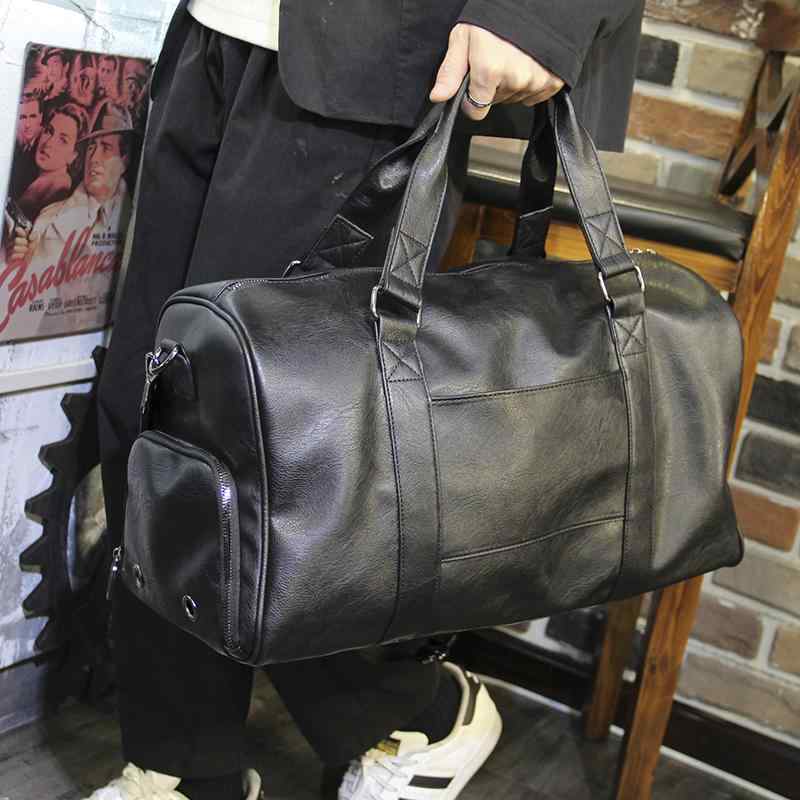 メンズ ファッション 春夏 秋冬 かっこいい オシャレ モテ ビジネス用 乾湿 分離 ポータブル トラベル 大容量 シューズ コンパートメント 短 距離 出張 ボーディング シングル ショルダー クロス ボディバック パック