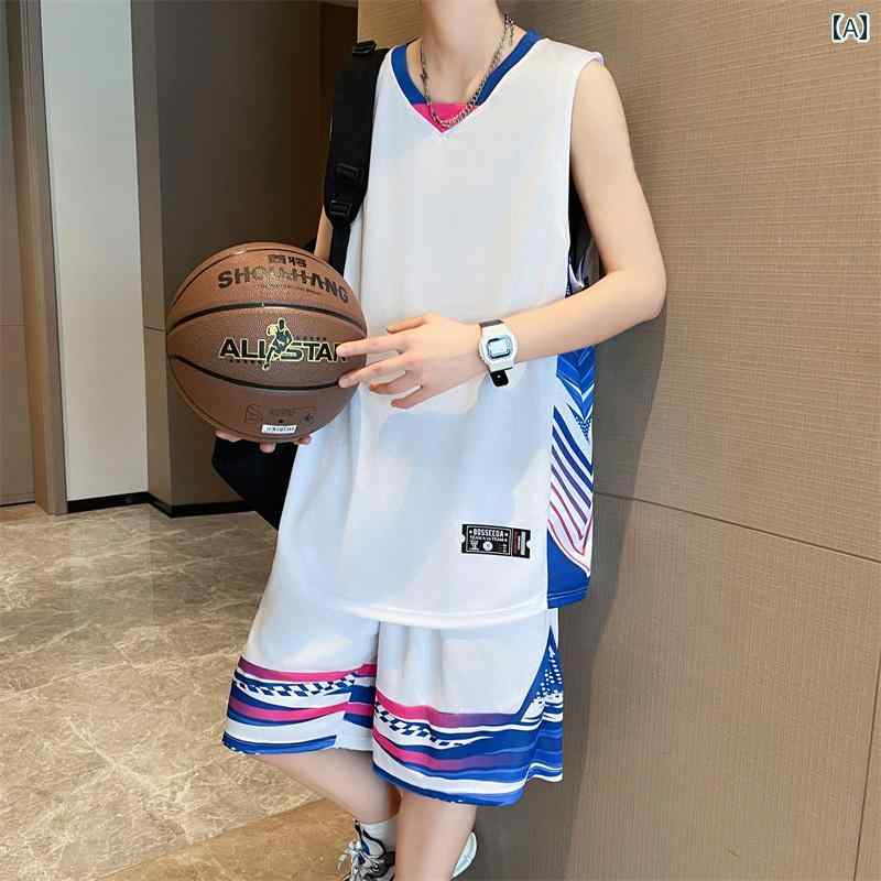 メンズ ファッション 春夏 秋冬 かっこいい オシャレ モテ 男性用 紳士服 服 韓国 シンプル 大人 ジャージ バスケットボール ユニフォーム 男の子 ティーンエイジャー 冷感 T シャツ 高校生 速乾 大きい 子供 スポーツ スーツ