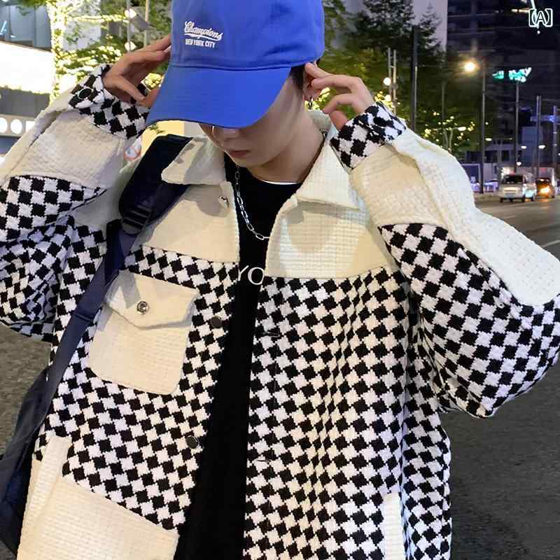 メンズ ファッション 春夏 秋冬 かっこいい オシャレ モテ 男性用 紳士服 服 韓国 シンプル 大人 ジャケット ハイエンド オーバー サイズ 大きいサイズ ジャケット｜YKC8