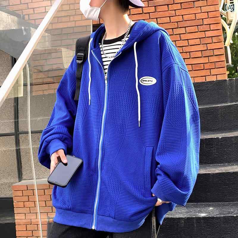 メンズ ファッション 春夏 秋冬 かっこいい オシャレ モテ 男性用 紳士服 服 韓国 シンプル 大人 カーディガン スウェットシャツ アメリカン オーバー サイズ カジュアル 大きいサイズ トップ ジャケット 6,712円
