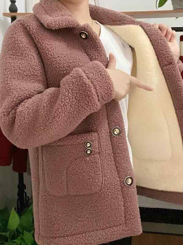 レディース ファッション おしゃれ 春夏 秋冬 大人 上品 高級 マダム ミス ミセス プレゼント 婦人服 厚手 ベルベット ジャケット ワイド トップス 暖かい シンプル 裏起毛 フワフワ アウター|YKC8