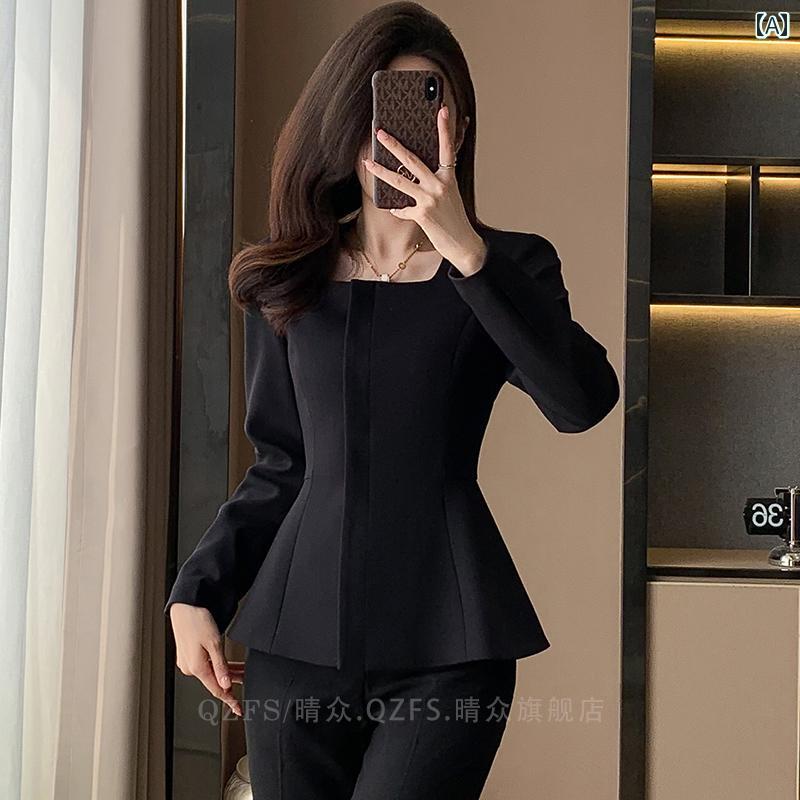 レディース ファッション おしゃれ 春夏 秋　冬 大人 上品 高級 マダム ミス ミセス プレゼント 婦人服　母 高級　スーツ　上品　フォーマルウェア　美容　サロン　制服　ホテル　フロント　デスク