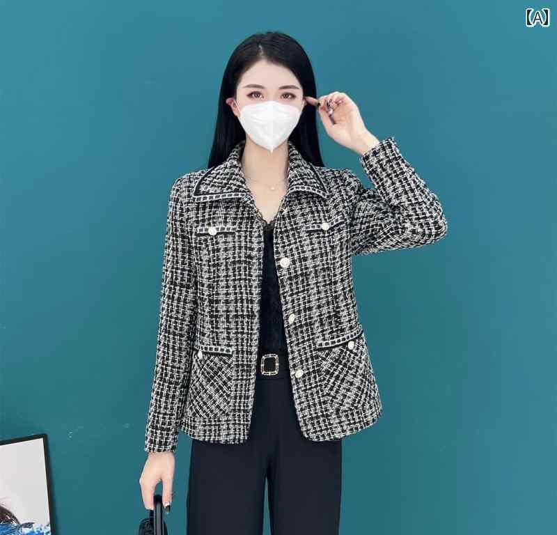 レディース ファッション おしゃれ 春夏 秋　冬 大人 上品 高級 マダム ミス ミセス プレゼント 婦人服　母 母 秋服 新型 春秋 ジャケット 婦人 ショート スタイル 加齢 上着