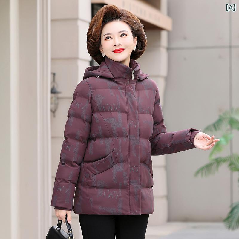 レディース ファッション おしゃれ 春夏 秋　冬 大人 上品 高級 マダム ミス ミセス プレゼント 婦人服　母 母　ミドル丈　ダウン　綿　ジャケット　厚手　ショート　コート
