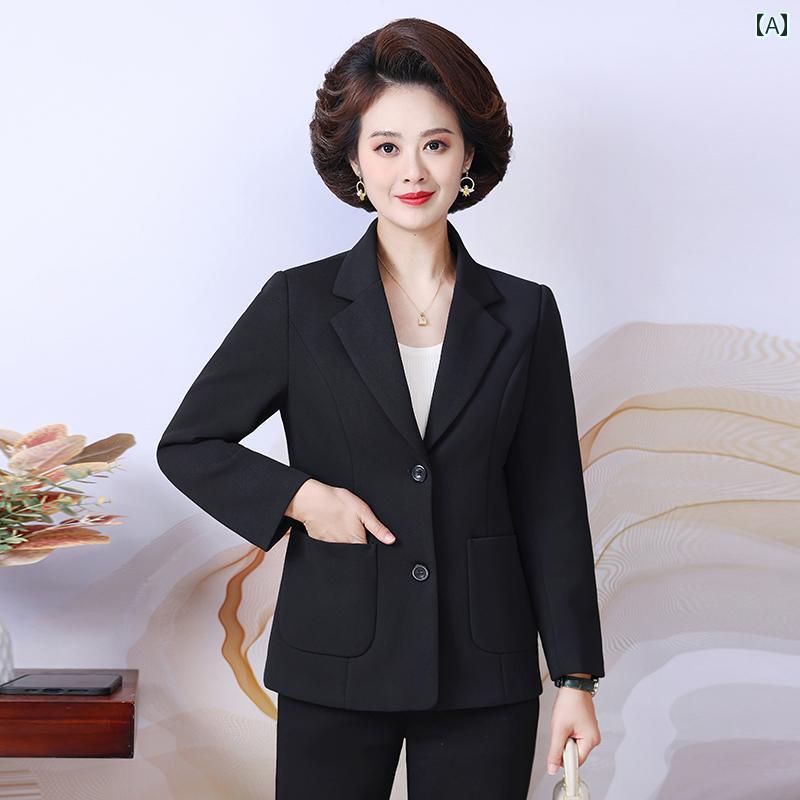 レディース ファッション おしゃれ 春夏 秋 冬 大人 上品 高級 マダム ミス ミセス プレゼント 婦人服 母 母の コート 小さい スーツ トップス|YKC8