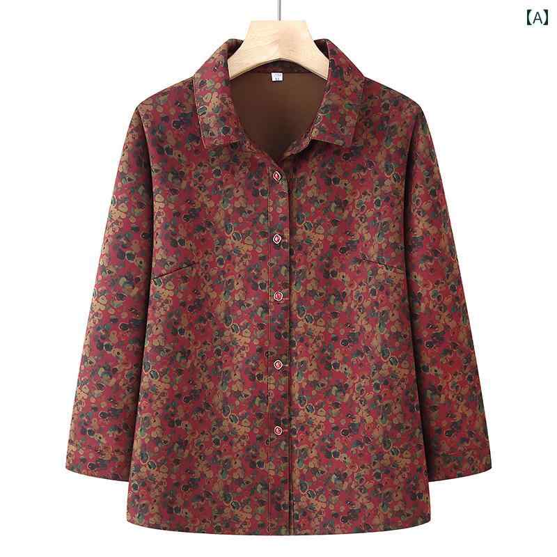 レディース ファッション おしゃれ 春夏 秋 冬 大人 上品 高級 マダム ミス ミセス プレゼント 婦人服 母 上品 厚手 シャツ 高齢者 服 セット シャツ|YKC8
