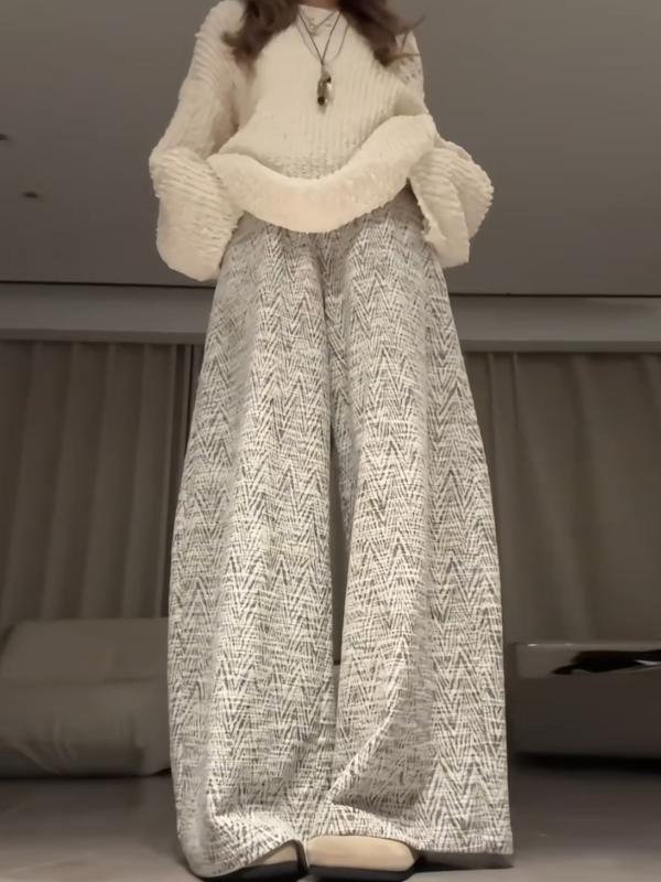 レディース ファッション おしゃれ 春 夏 秋 冬 大人 上品 高級 マダム ミス ミセス プレゼント 婦人 母 白 ニット カジュアル セット スーツ格好 一式ウェア|YKC8