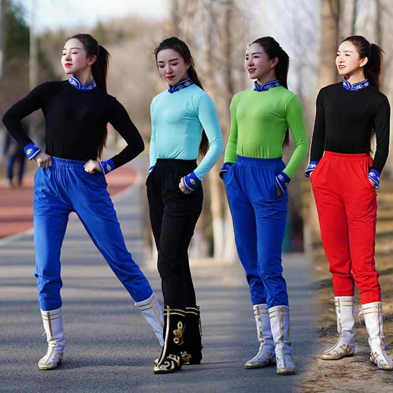 衣装 ダンス コスプレ 撮影 舞台 先生 個性的 舞踊 練習 衣 襟 ベルボトム形 袖口 長袖 クラシック ズボン セット|YKC8