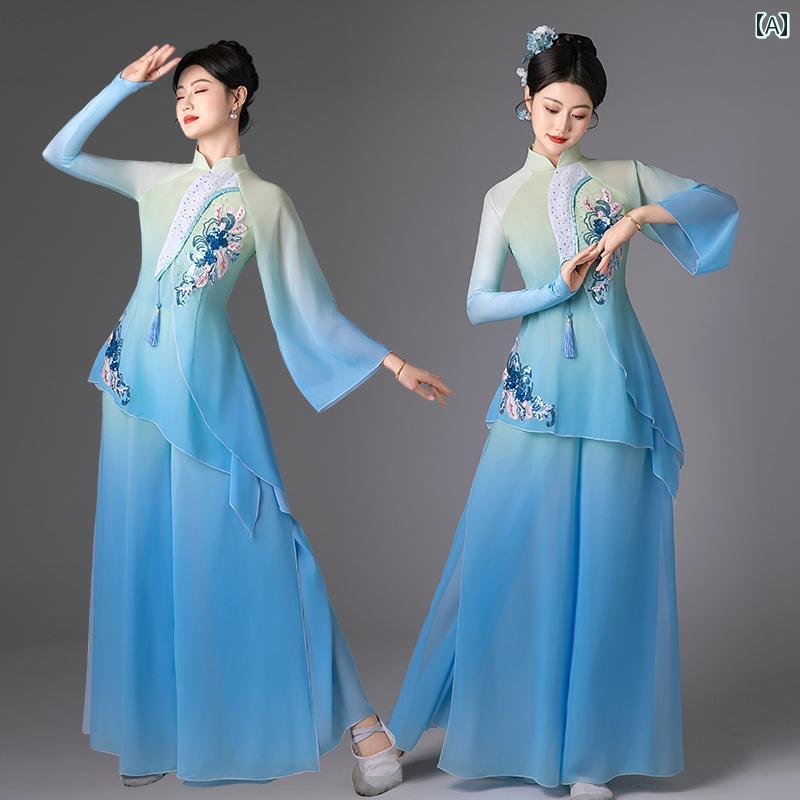 衣装 ダンス コスプレ 撮影 舞台 レトロ 舞踊 衣装子 舞踊 衣装 美術 セット 舞 扇 舞 スクエアダンス パフォーマンス 衣装|YKC8