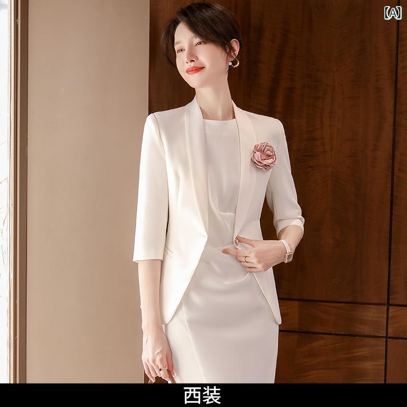 レディース 流行り物 春夏 秋冬 愛くるしい オシャレ 背広 お召しもの フォーマル 場 労働者階級 背広 進行掛り フォーマル 美容師 その他-レディースファッション