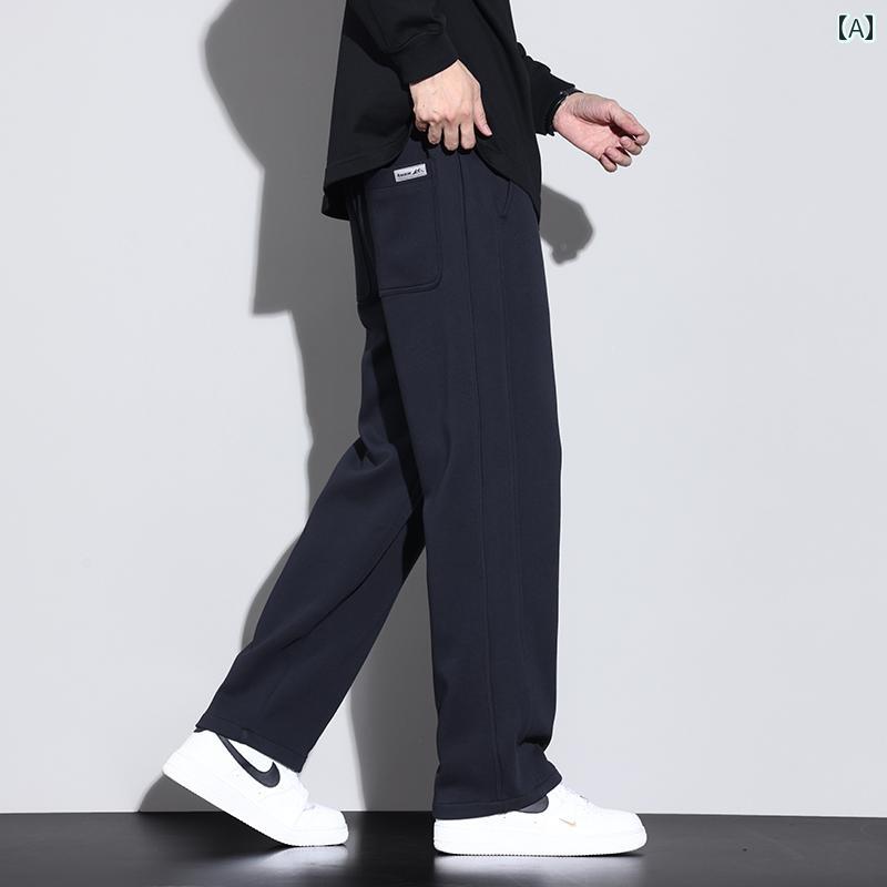 メンズ ファッション 春夏 秋冬 かっこいい オシャレ モテ 男性用 紳士服 服 韓国 シンプル 大人 抜群　スウェットパンツ　ロング　パンツ