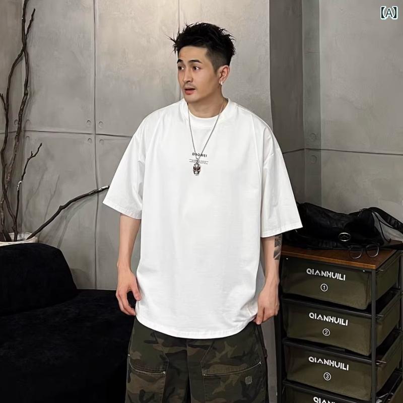 メンズ ファッション 春夏 秋冬 かっこいい オシャレ モテ 男性用 紳士服 服 韓国 シンプル 大人 バット スリースプライシング 半袖 メンズ ラウンドネック 半袖 カジュアル T シャツ｜YKC8