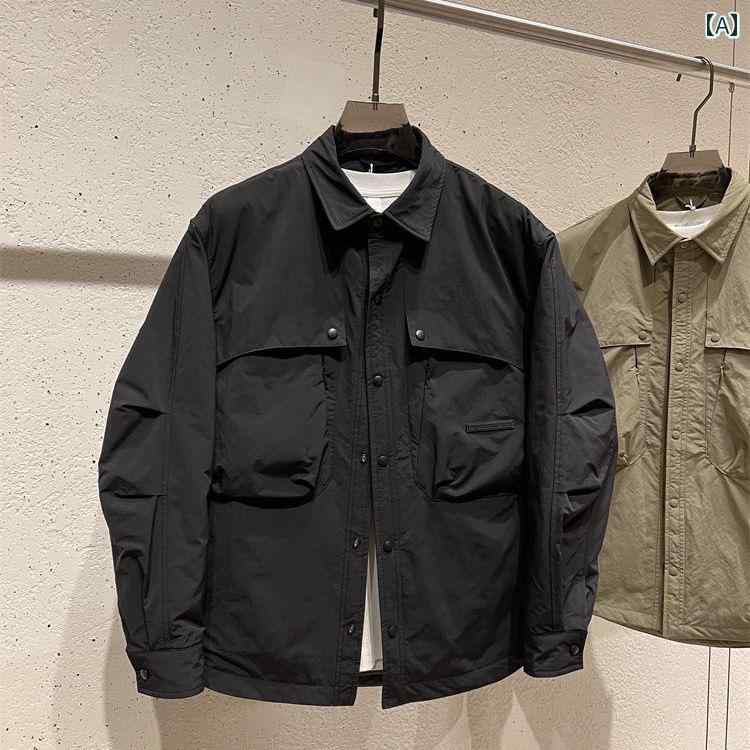 メンズ ファッション 春夏 秋冬 かっこいい オシャレ モテ 男性用 紳士服 服 韓国 シンプル 大人 コットン ジャケット メンズ 立体 カット フィット 厚手 ジャケット|YKC8