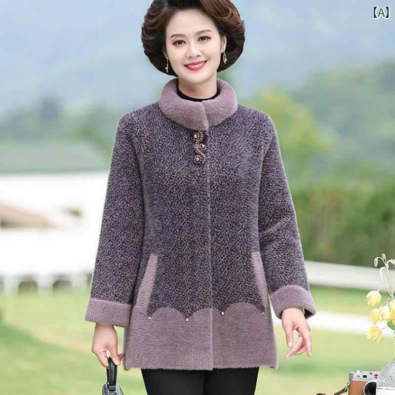 レディース ファッション 春夏 秋冬 かわいい オシャレ 韓国 レディースミドル丈 厚手 フリースコート｜YKC8