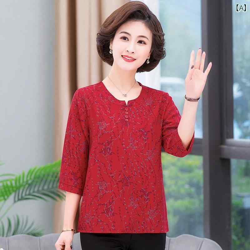 レディース ファッション 春夏 秋冬 かわいい オシャレ 韓国 スタイリッシュ スタイル 七分袖 T シャツ ゆったり フィット 感 美しく 見せ スリム 見せる|YKC8