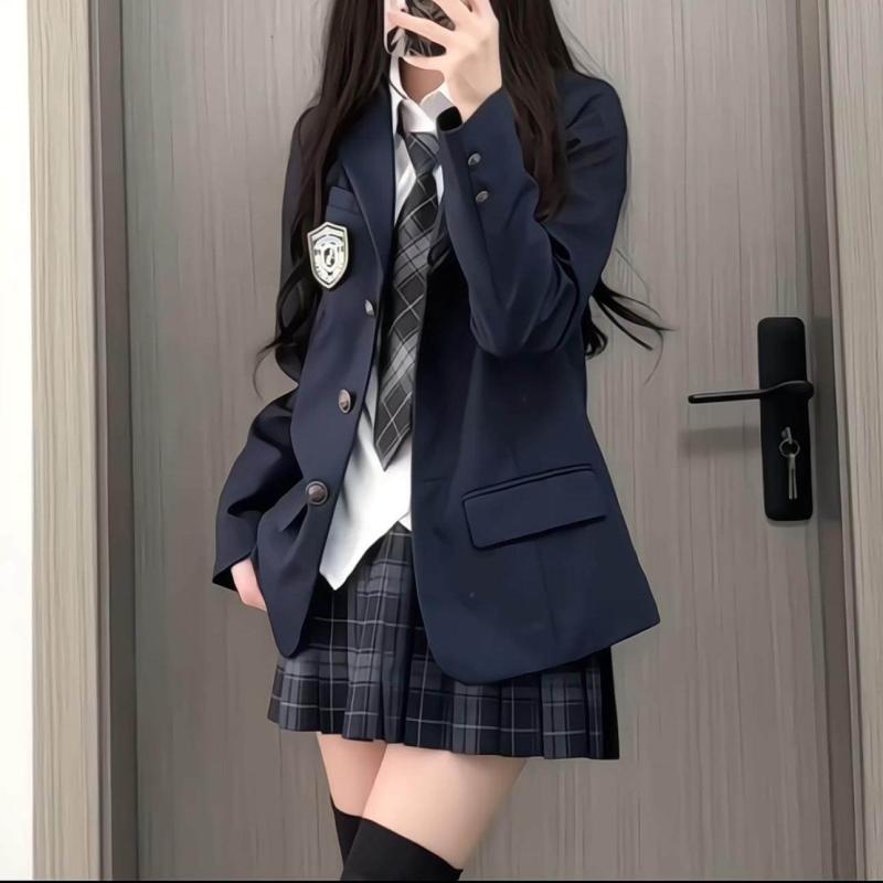 レディース 流行り物 春夏 秋 冬 可愛らしい オシャレ 韓国 JK 授業時間品心地好い 単科大学 表現スタイル 成人女性 上衣 うす暗い 青み 参 名取り草