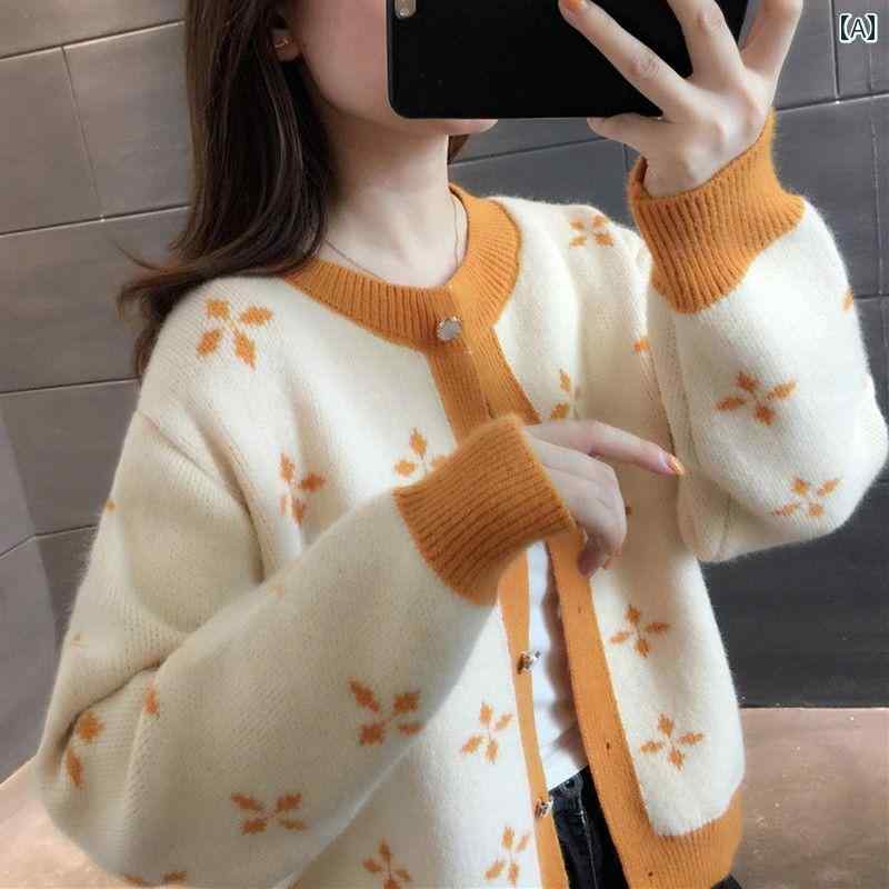 レディース 流行り物 春夏 秋冬 可愛らしい オシャレ 韓国 編み物ジレー プチ トップス 薄っぺら スウェーター 上衣 遊撃手