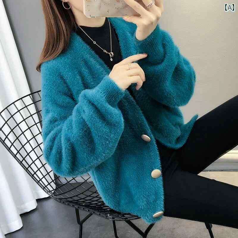 レディース ファッション 春夏 秋冬 かわいい オシャレ 韓国 カーディガン アウター新 フィット ショート フェイク フリース ニットアウター|YKC8