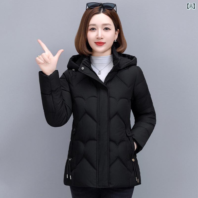 レディース 流行り物 春夏 秋冬 可愛らしい オシャレ 韓国 大きめ 大きさ 成人女性 落ち込む入り口・入口 綿端っこ 上衣 遊撃手 スリミング 服 朦々たる 厚地の外套