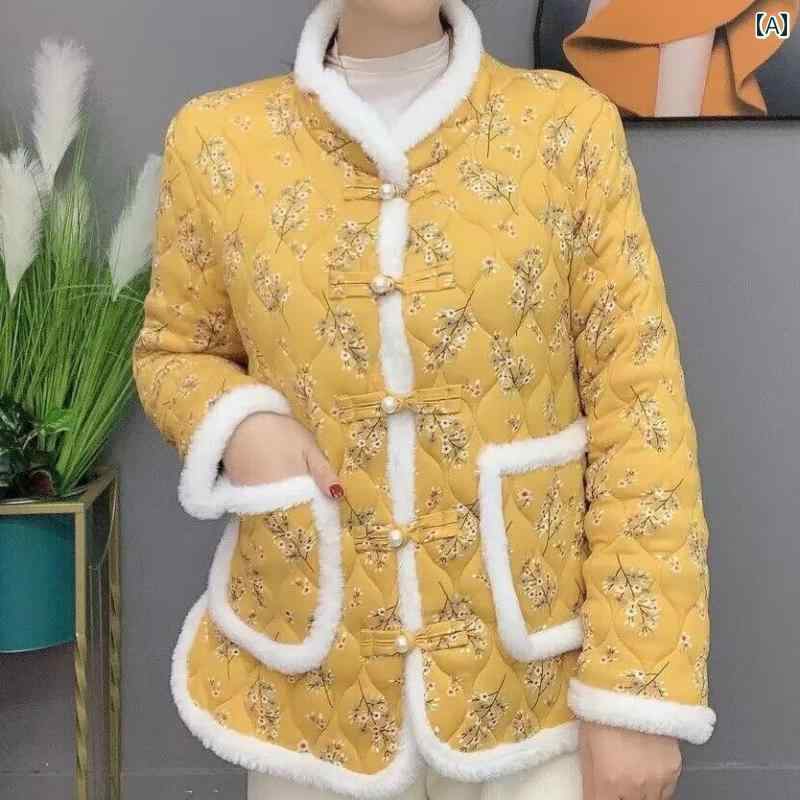 レディース ファッション 春夏 秋冬 かわいい オシャレ 韓国 綿入り　コート　東北　レトロ　厚手　暖かい　アウター　花柄｜YKC8 28,341円