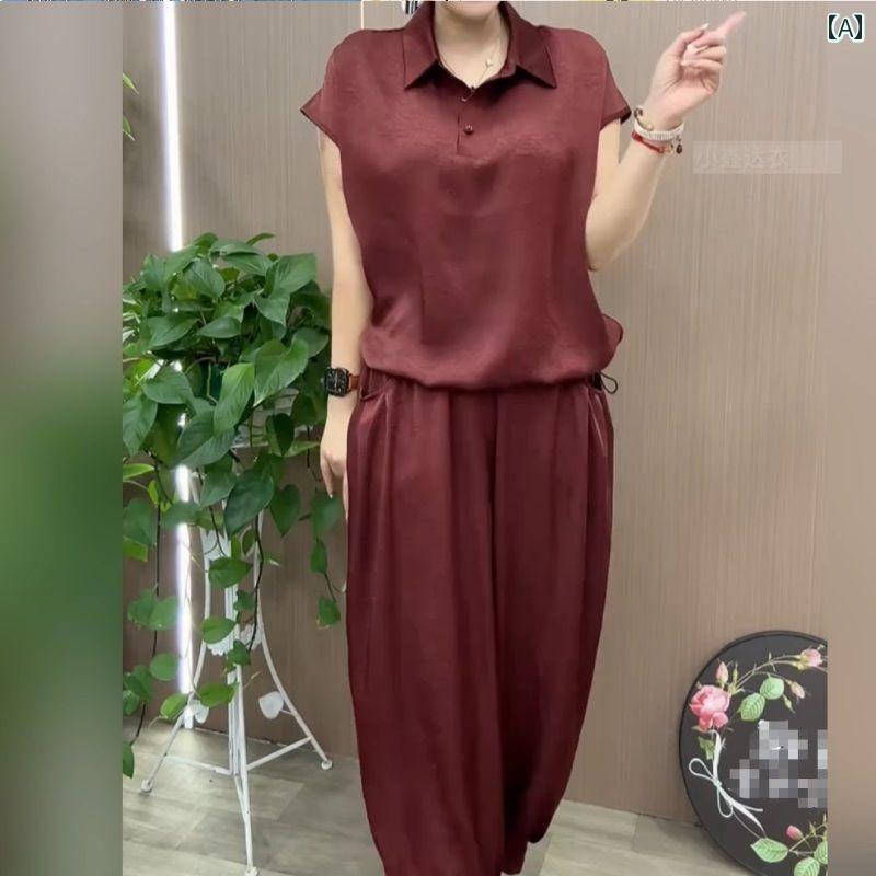 レディース ファッション 春夏 秋冬 かわいい オシャレ 韓国 スタイリッシュ 襟 半袖 快適 大きめ サイズ ツーピース セット 無地|YKC8