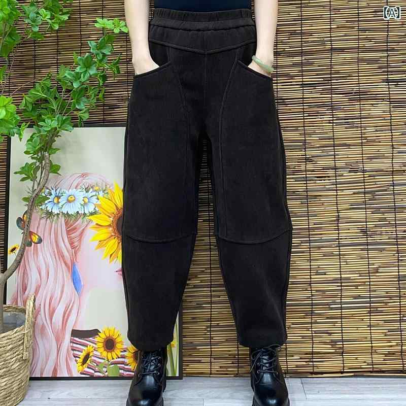 レディース ファッション 春夏 秋冬 かわいい オシャレ 韓国 カジュアル スリミング パンツ 大きめ サイズ ウェア|YKC8