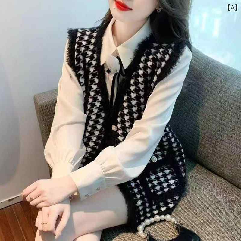 レディース ファッション 春夏 秋冬 かわいい オシャレ 韓国 ノースリーブ　おしゃれ　快適　チェック柄　コート　ベスト　風　ブラック　カーディガン｜YKC8 28,170円