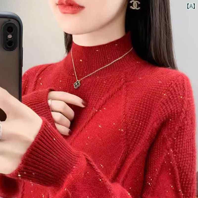 レディース ファッション 春夏 秋冬 かわいい オシャレ 韓国 ハーフ　ハイネック　セーター　ソフト　スタイリッシュ　トップス　高級　ケーブル　ニット　ベース　レイヤー｜YKC8 28,337円