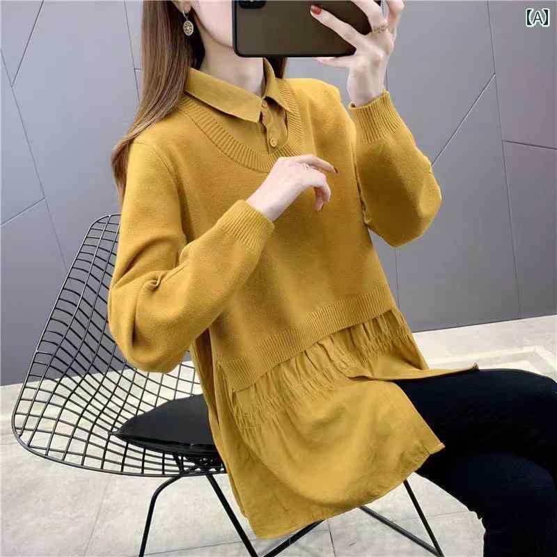 レディース ファッション 春夏 秋冬 かわいい オシャレ 韓国 ツーピース　ニット　トップ　フィット　快適　セーター　ベース　レイヤー 6,076円