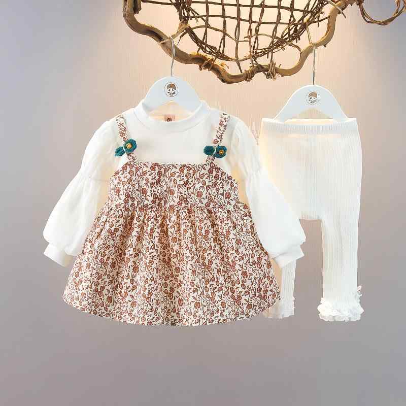 キッズ ファッション 女の子 かわいい おしゃれ 韓国 子供服 プリンセス 発表会 結婚式 高級 秋 赤ちゃん 花柄 セット 長袖 ベビー ワンピース ドレス レース ガーリー|YKC8